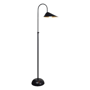 Forte - 1 Light Floor Lamp-68.5 Inches Tall and 23.75 Inches Wide