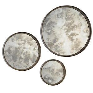 Shire - 21.5 Inch Round Small Mirror (Set of 3)