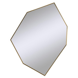 Devika - Framed Mirror-41 Inches Tall and 31 Inches Wide