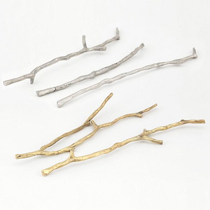 18.5 Inch Lustroso Metal Branches Small Statue (Set of 5)
