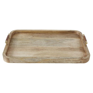 Mango - Tray with Handles-3 Inches Tall and 24 Inches Wide