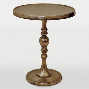 Romina Nickel - 17 Inch Small Accent Table
