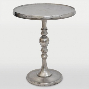 Romina Chrome - 17 Inch Small Accent Table