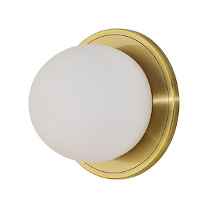 Hugo - 3.5W 1 LED Wall Sconce-6.5 Inches Tall and 6.5 Inches Wide
