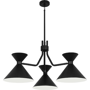 Cinch - 3 Light Chandelier-18.75 Inches Tall and 36 Inches Wide