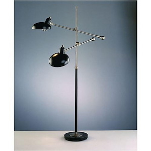 Bruno 2-Light Floor Lamp 57.4 Inches Tall