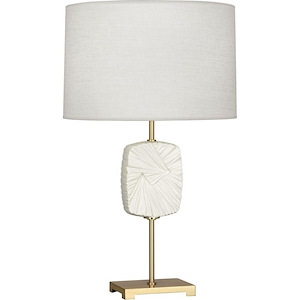 Michael Berman Alberto 1-Light Table Lamp 7 Inches Wide and 26.75 Inches Tall