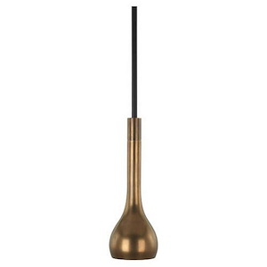 Axis 1-Light Pendant 4.25 Inches Wide and 12.5 Inches Tall