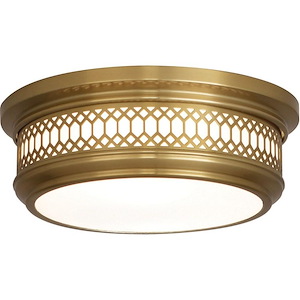 Williamsburg Tucker 2-Light Flushmount 11.75 Inches Wide and 4.25 Inches Tall - 483201