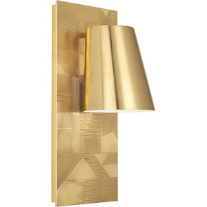Michael Berman Brut 1-Light Wall Sconce 7 Inches Wide and 16 Inches Tall