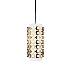Jonathan Adler Parker 1-Light Pendant 6.875 Inches Wide and 15 Inches Tall