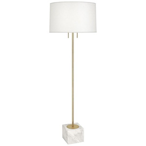 Jonathan Adler Canaan 2-Light Floor Lamp 8 Inches Wide and 64.625 Inches Tall - 533196