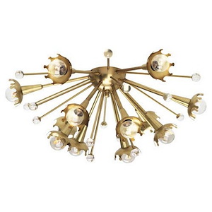 Jonathan Adler Sputnik 12-Light Wall Sconce 24 Inches Wide and 10 Inches Tall