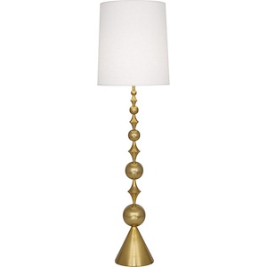 Jonathan Adler Harlequin 1-Light Floor Lamp 10 Inches Wide and 65.625 Inches Tall