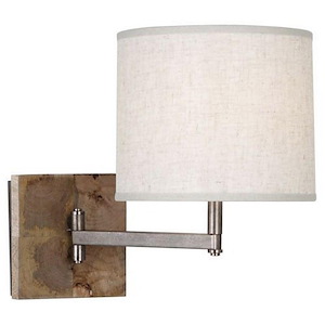 Oliver 1-Light Swing-Arm Wall Light 5.375 Inches Wide and 11.375 Inches Tall