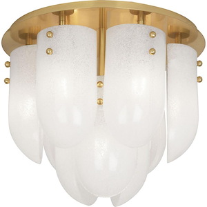 Jonathan Adler Vienna - 7 Light Flush Mount-12.75 Inches Tall and 15 Inches Wide