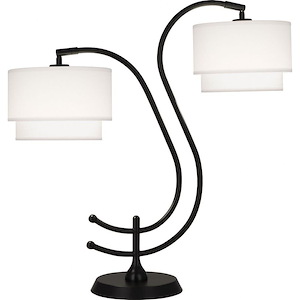 Charlee - 2 Light Table Lamp-25 Inches Tall and 8 Inches Wide