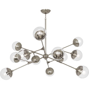 Celeste 12-Light Chandelier 50.5 Inches Wide and 25 Inches Tall