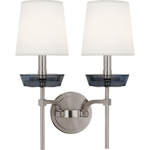 Cristallo - 2 Light Wall Sconce-18 Inches Tall and 14.75 Inches Wide - 1154275