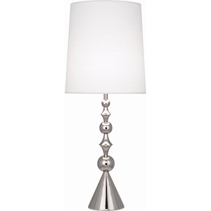 Jonathan Adler Harlequin 1-Light Table Lamp 3.125 Inches Wide and 37.625 Inches Tall