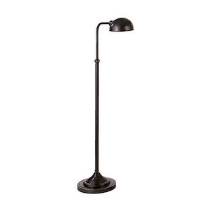 Kinetic 1-Light Adjustable Floor Lamp - 37.5 Inches Tall - 169032