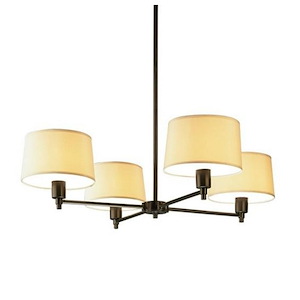 Real Simple 4-Light Chandelier 35 Inches Wide and 8.5 Inches Tall - 85218