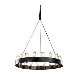 Rico Espinet Candelaria 18-Light Chandelier 35 Inches Wide and 34 Inches Tall