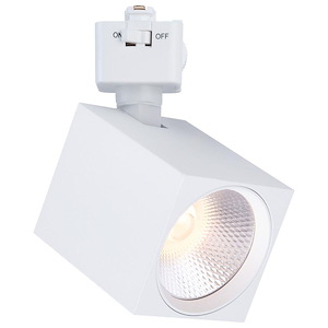 ColorQuick - 8W LED 36 Degree J Style Square Track Head-2.27 Inch Tall and 2.28 Inch Wide - 1421004