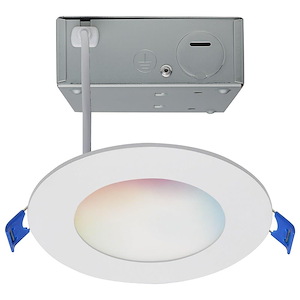 Starfish - 9W LED Round Low Profile Downlight In Utilitarian Style-1 Inches Tall and 5 Inches Wide - 1314371