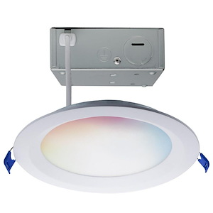 Starfish - 12W LED Round Low Profile Regress Baffle Downlight In Utilitarian Style-1.25 Inches Tall and 7.17 Inches Wide