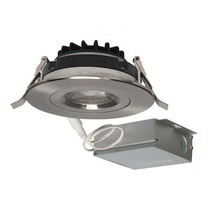 Sprint - 4 Inch 12W LED Direct Wire Gilmbal Square Downlight - 1223455