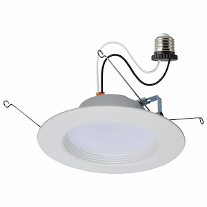 13.7W CCT Selectable LED Round Downlight Retrofit - 4In -  - Round