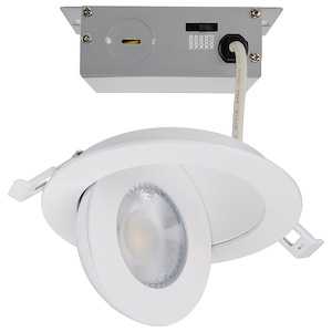 9W CCT Selectable LED Direct Wire Round Downlight-1.42 Inches Tall and 4.92 Inches Wide