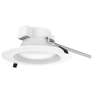 22W CCT Adjustable LED Commercial Downlight In Utilitarian Style-3.97 Inches Tall and 9.76 Inches Wide