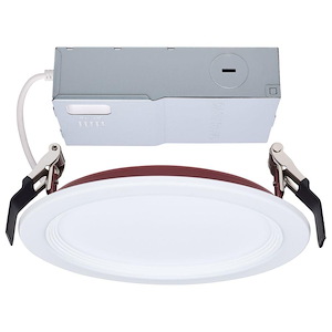 ColorQuick - 13W LED Slim Fit Step Baffle Downlight-0.88 Inch Tall and 6.79 Inch Wide - 1397180
