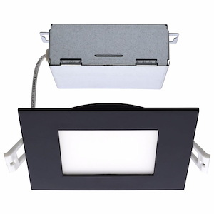 10W CCT Selectable LED Square Edge-lit Direct Wire Downlight with Remote Driver