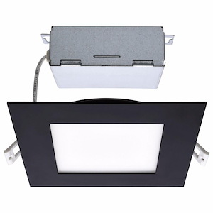 12W CCT Selectable LED Square Edge-lit Direct Wire Downlight with Remote Driver