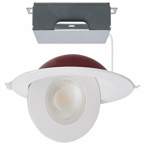 15W CCT Selectable LED Fire Rated Round Direct Wire Directional Downlight - 1317815