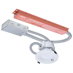 ColorQuick - 14.6W LED Field Selectable 4 Inch Round Downlight with Emergency Driver-3.23 Inch Tall and 4.96 Inch Wide - 1393621