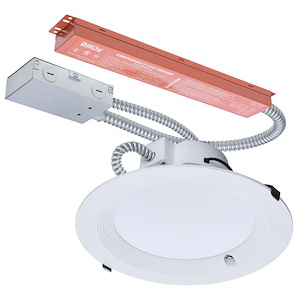 ColorQuick - 38W LED Field Selectable 10 Inch Round Downlight with Emergency Driver-4.49 Inch Tall and 11.77 Inch Wide - 1393624
