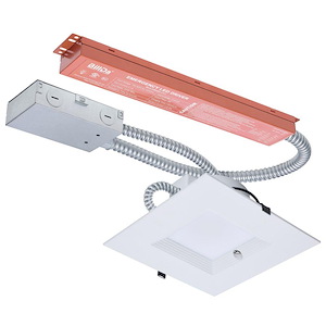 ColorQuick - 28W LED Field Selectable 8 Inch Square Downlight with Emergency Driver-3.61 Inch Tall and 9.76 Inch Wide - 1393631