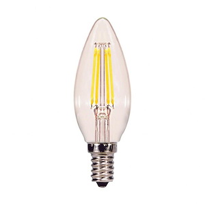 3.88 Inch 4.5W B11 LED Candelabra Base Replacement Lamp (Pack of 3)