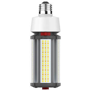 22/18/16 Wattage Selectable CCT Selectable Medium Base LED HID Replacement Lamp-2.32 Inches Wide