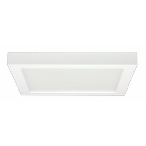 18.5W LED Square Flush Mount-1 Inches Tall and 9 Inches Wide