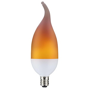 2W B11 Candelabra Base LED Replacement Lamp In Style-4.49 Inches Length and 1.42 Inches Wide