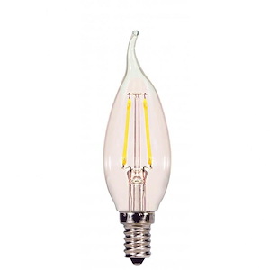 4.69 Inch 2.5W CA11 LED Candelabra Base Replacement Lamp