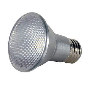 7W PAR20 LED Lamp 4000K 40&#39; Beam Spread E26 Base 120V