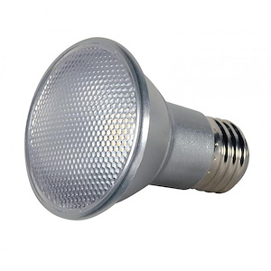 7W PAR20 LED Lamp 5000K 40&#39; Beam Spread E26 Base 120V