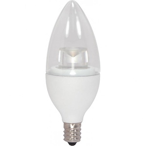 3.75 Inch 2.8W Torpedo LED Candelabra Base Replacement Lamp