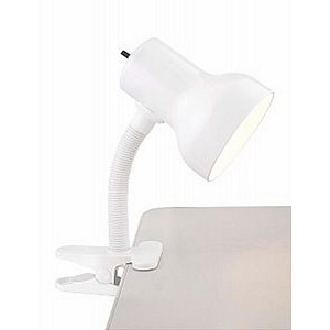 60W One Light Clip On Goose Neck Desk Lamp